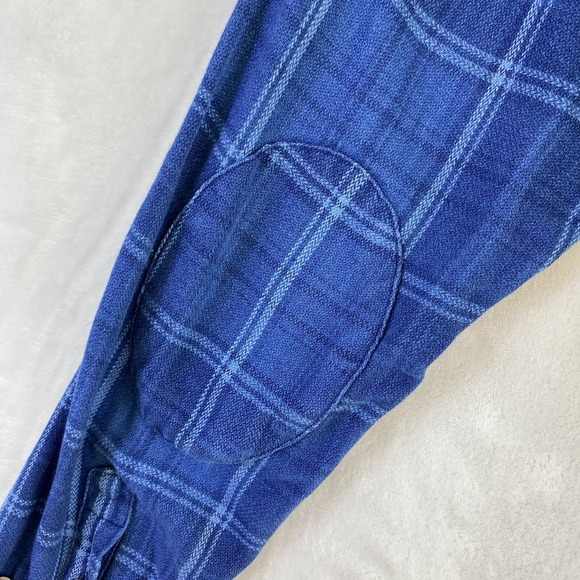 Polo Ralph Lauren Shirt Sz XL Blue Plaid Thick Cotton Relaxed Fit - Picture 4 of 14